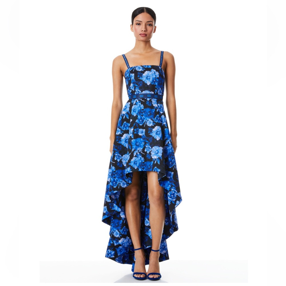 NEW Without Tags Alice + Olivia Florence Spaghetti Strap Gown | Size: 6 | Blue